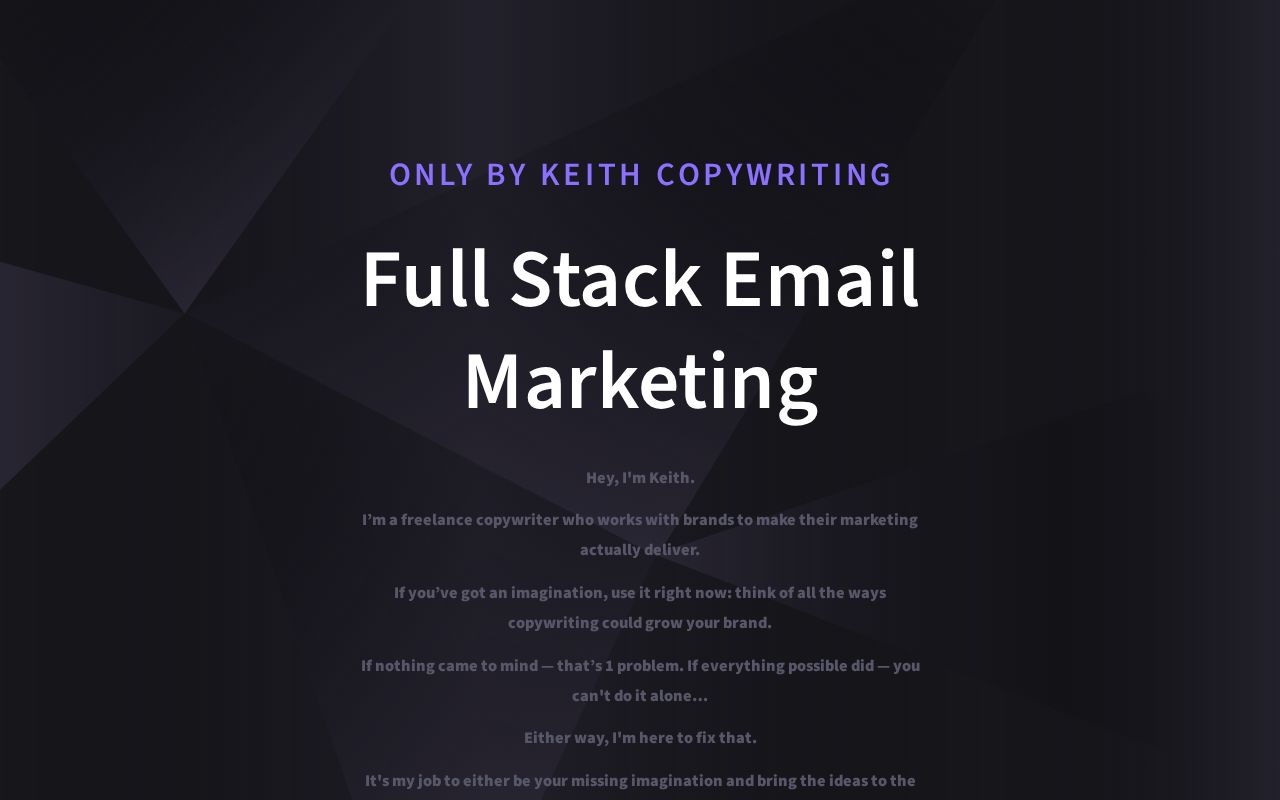 Only by Keith